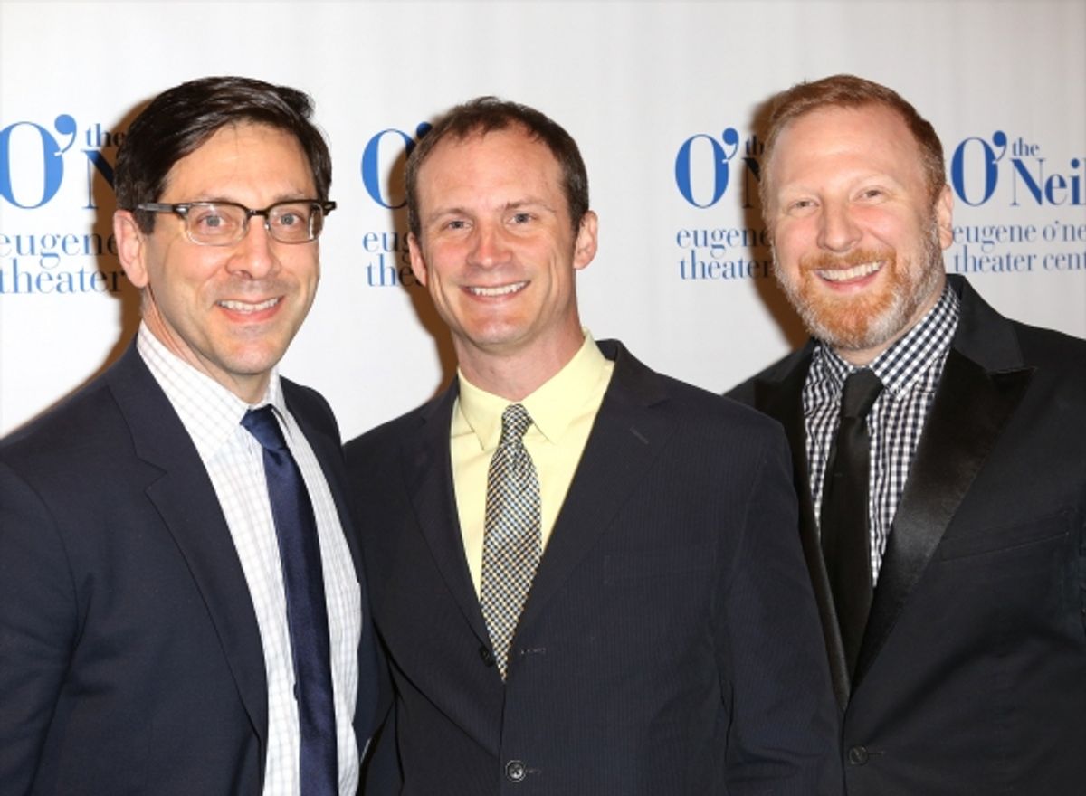 Michael Berresse, Jeff Bowen and Hunter Bell  at 