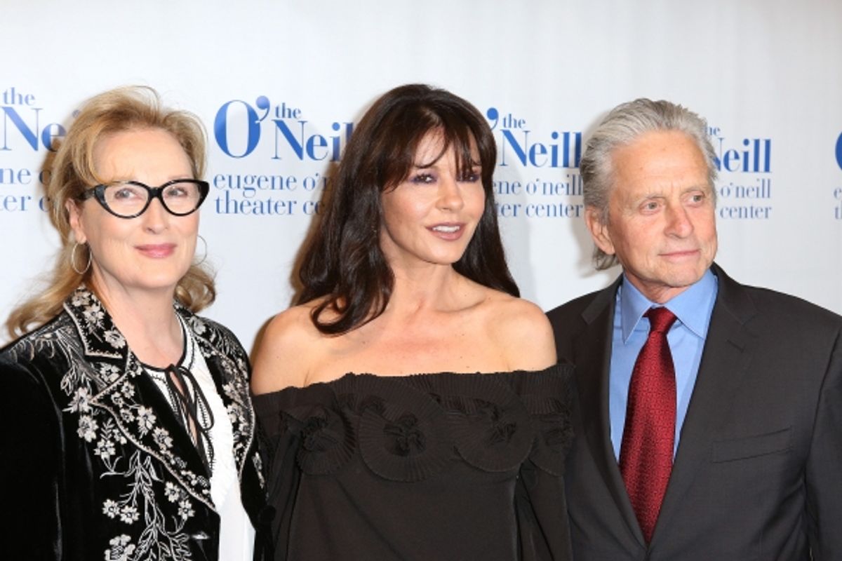 Meryl Streep, Catherine Zeta-Jones and Michael Douglas  at 