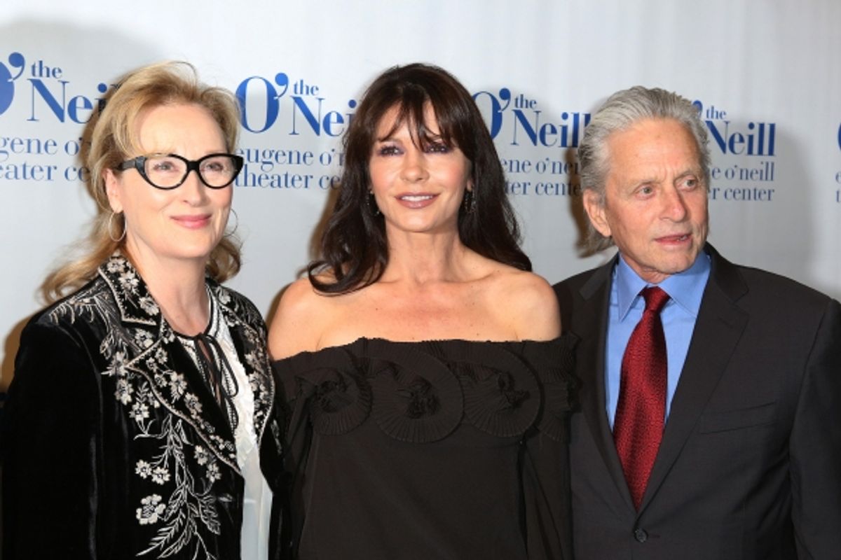 Meryl Streep, Catherine Zeta-Jones and Michael Douglas  at 