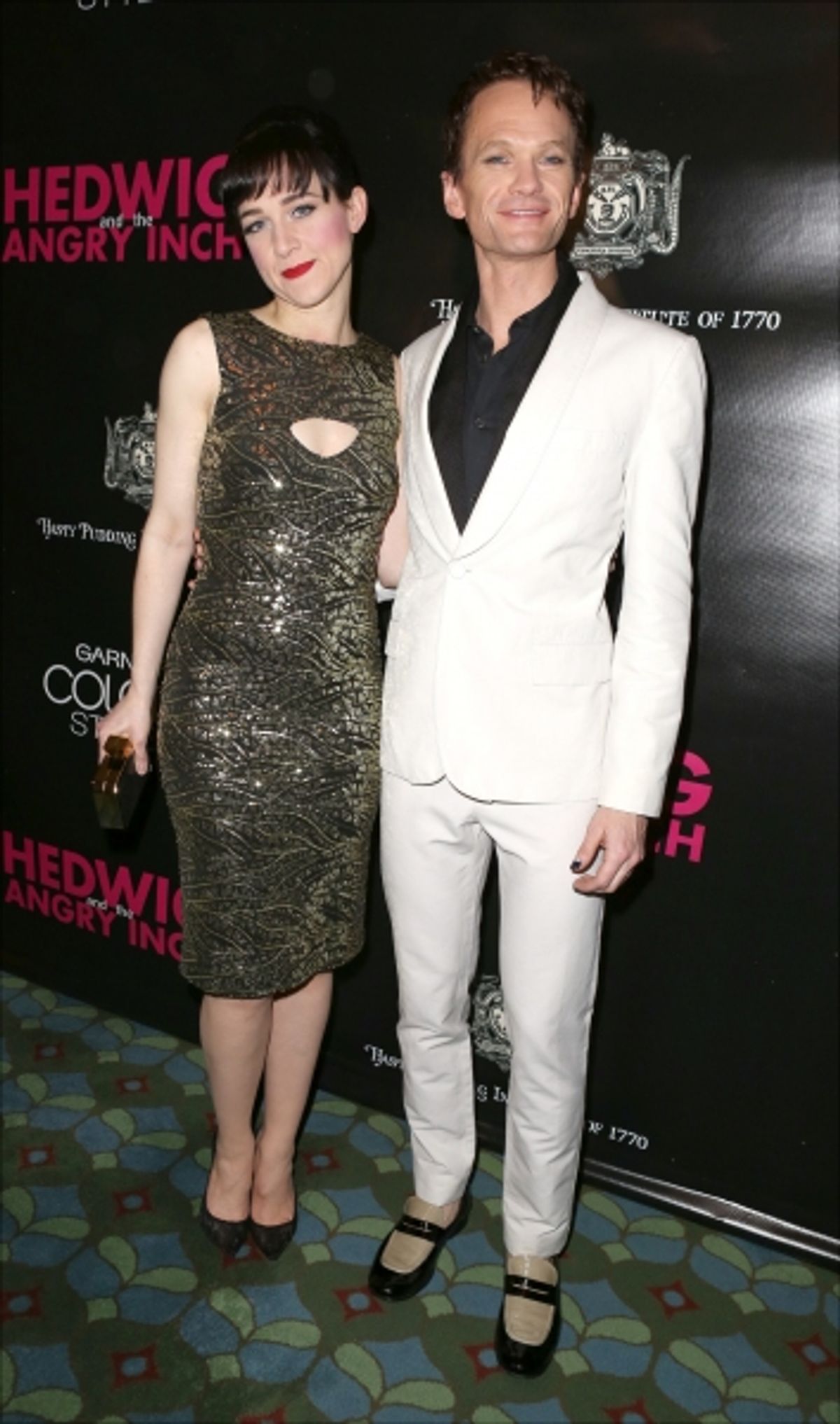Lena Hall and Neil Patrick Harris  at 