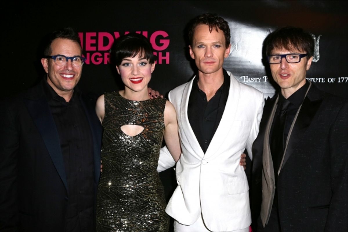 Michael Mayer, Lena Hall, Neil Patrick Harris, Stephen Trask  at 