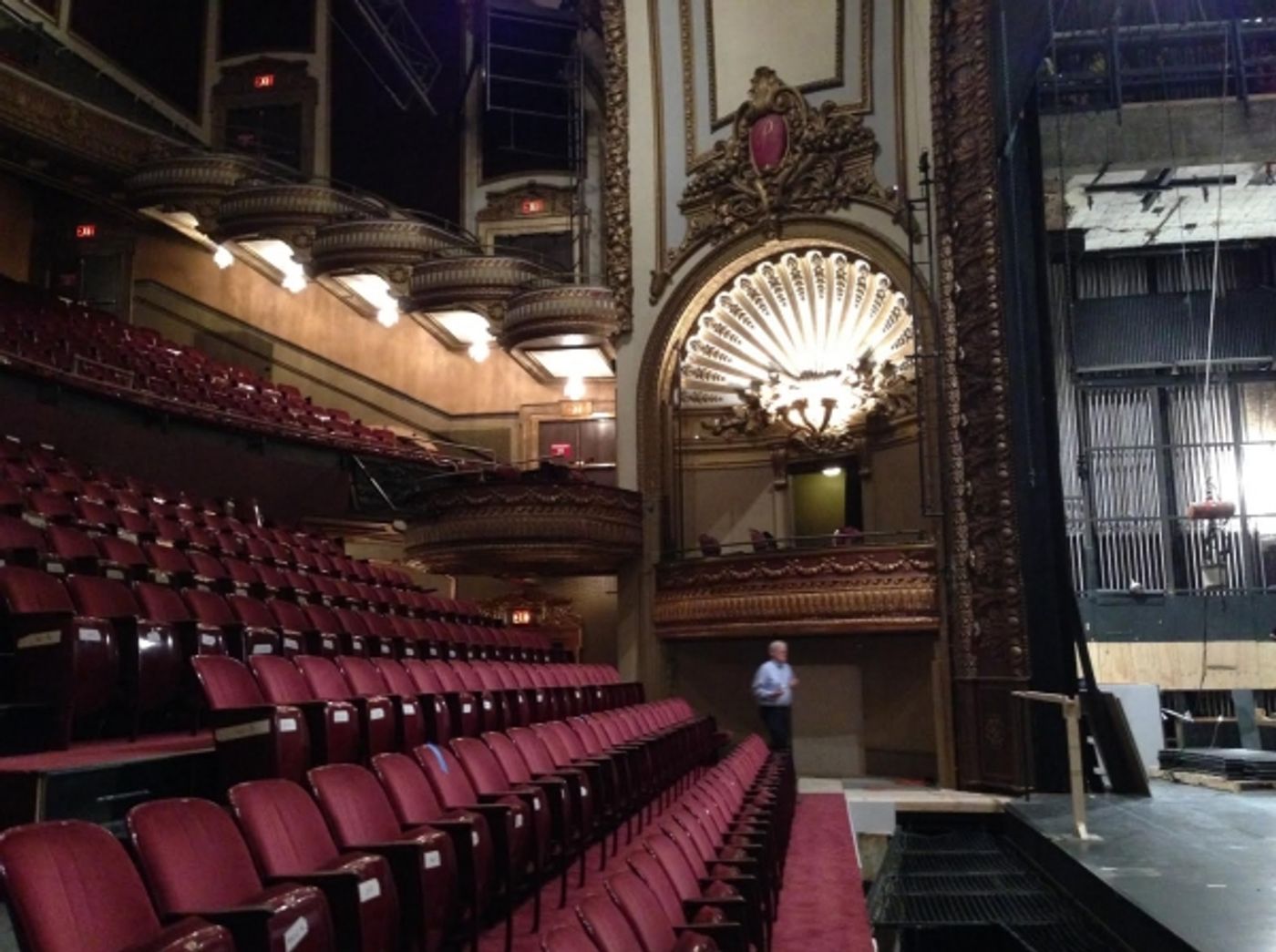 Photo Flash: First Look at Palace Theatre's Stadium-Style Seating for HOLLER IF YA HEAR ME Photo Flash: First Look at Palace Theatre's Stadium-Style Seating for HOLLER IF YA HEAR ME Image