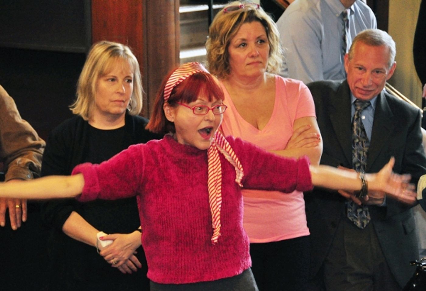 Photo Flash: Lt. Governor Kim Guadagno Visits Paper Mill's Theatre for Everyone Performance  Image