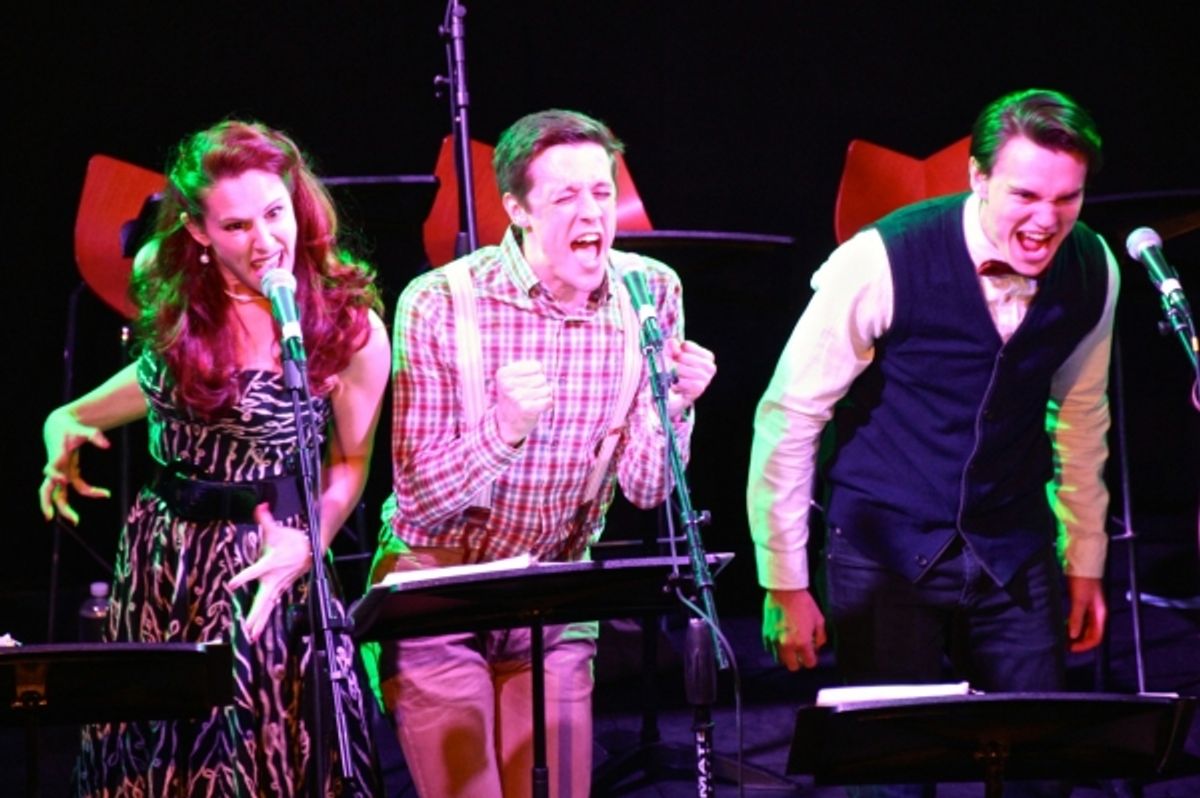 Heather Parcells, Jason Michael Snow, Colin Kelly-Sordelet at 