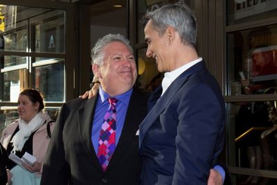 Harvey Fierstein, Jerry Mitchell Photo