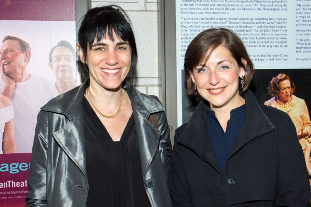 Leigh Silverman, Mandy Greenfield at 