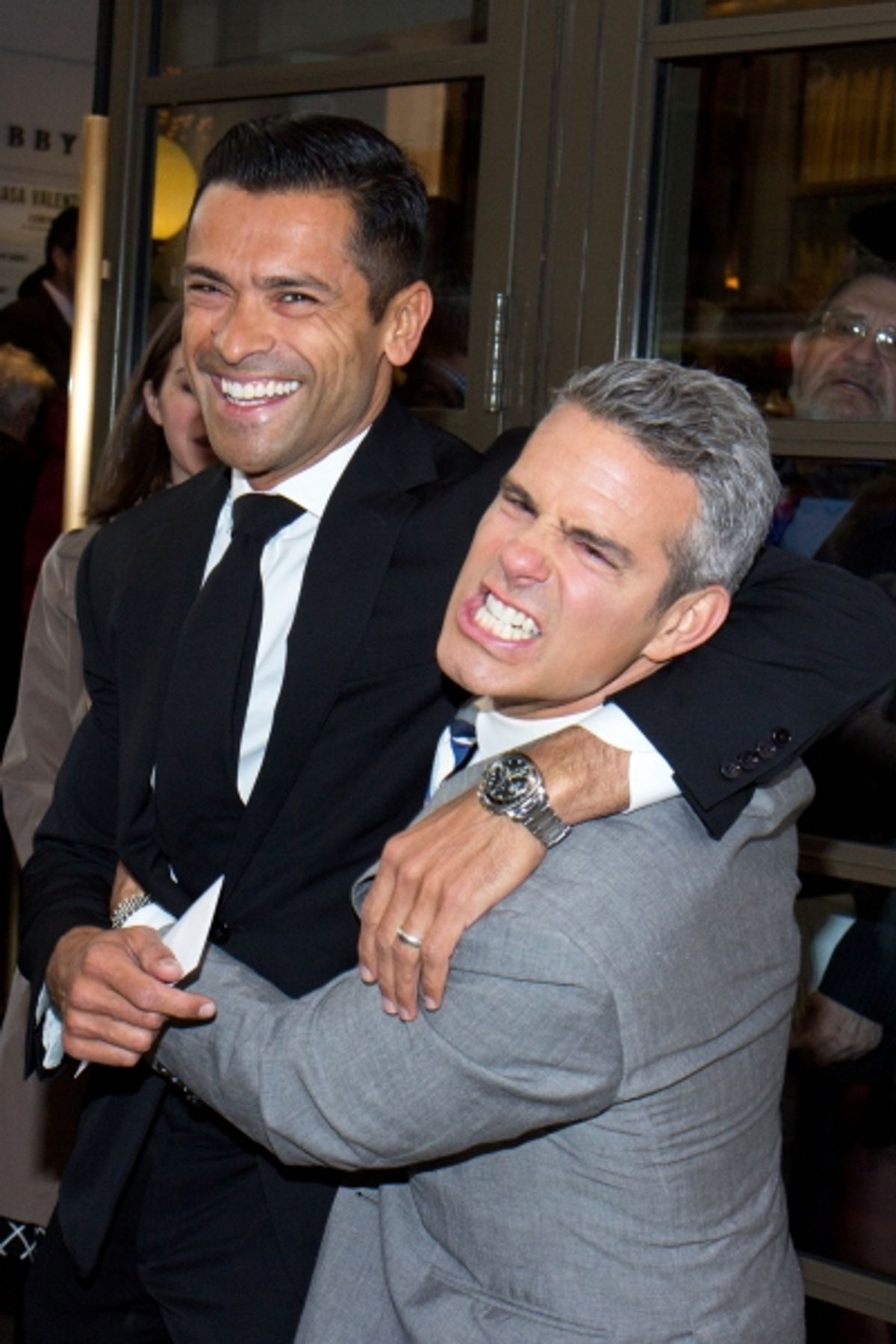 Mark Consuelos, Andy Cohen at 