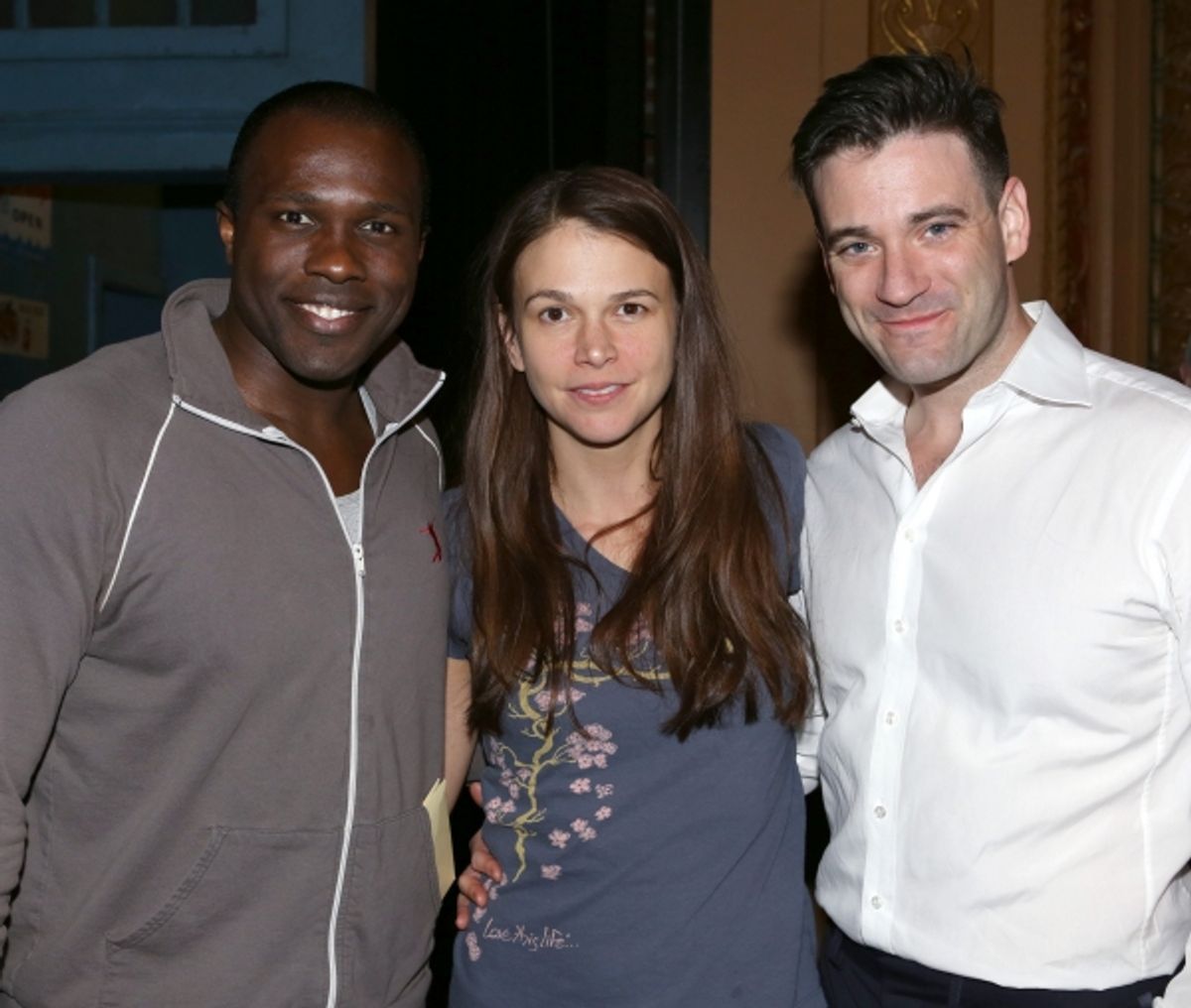 Joshua Henry, Sutton Foster and Colin Donnell at 