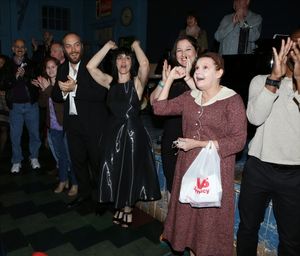 Alexander Gemignani, Leigh Silverman and Annie Golden with cast @ BroadwayWorld Alexander Gemignani, Leigh Silverman and Annie Golden with cast Photo