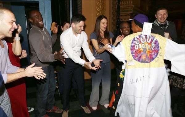 Charlie Pollock, Joshua Henry, Colin Donnell, Sutton Foster and Anastacia McCleskey Photo
