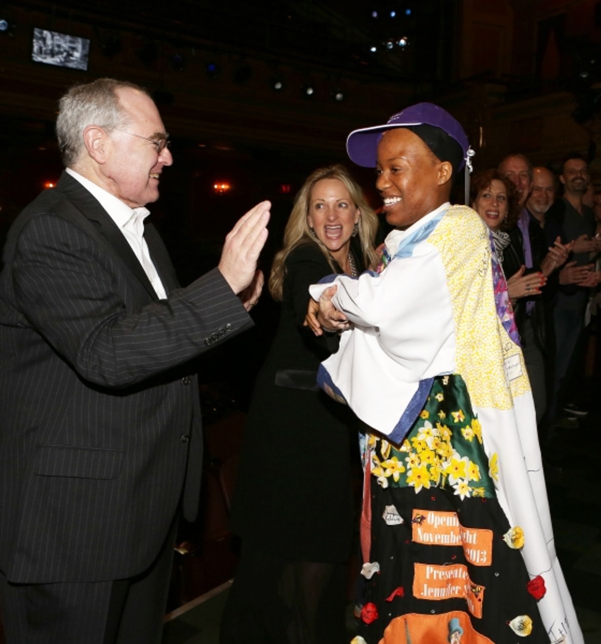 Todd Haimes, Paige Price and Anastacia McCleskey at 