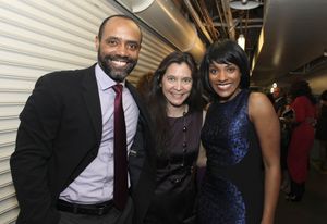 Cast member Nathaniel Stampley, Director Diane Paulus and cast member Alicia Hall Moran @ BroadwayWorld Cast member Nathaniel Stampley, Director Diane Paulus and cast member Alicia Hall Mor Photo