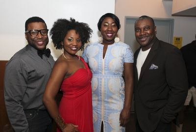 Cast members James Earl Jones II, Lindsay Roberts, Denisha Ballew and Kingsley Leggs  Photo