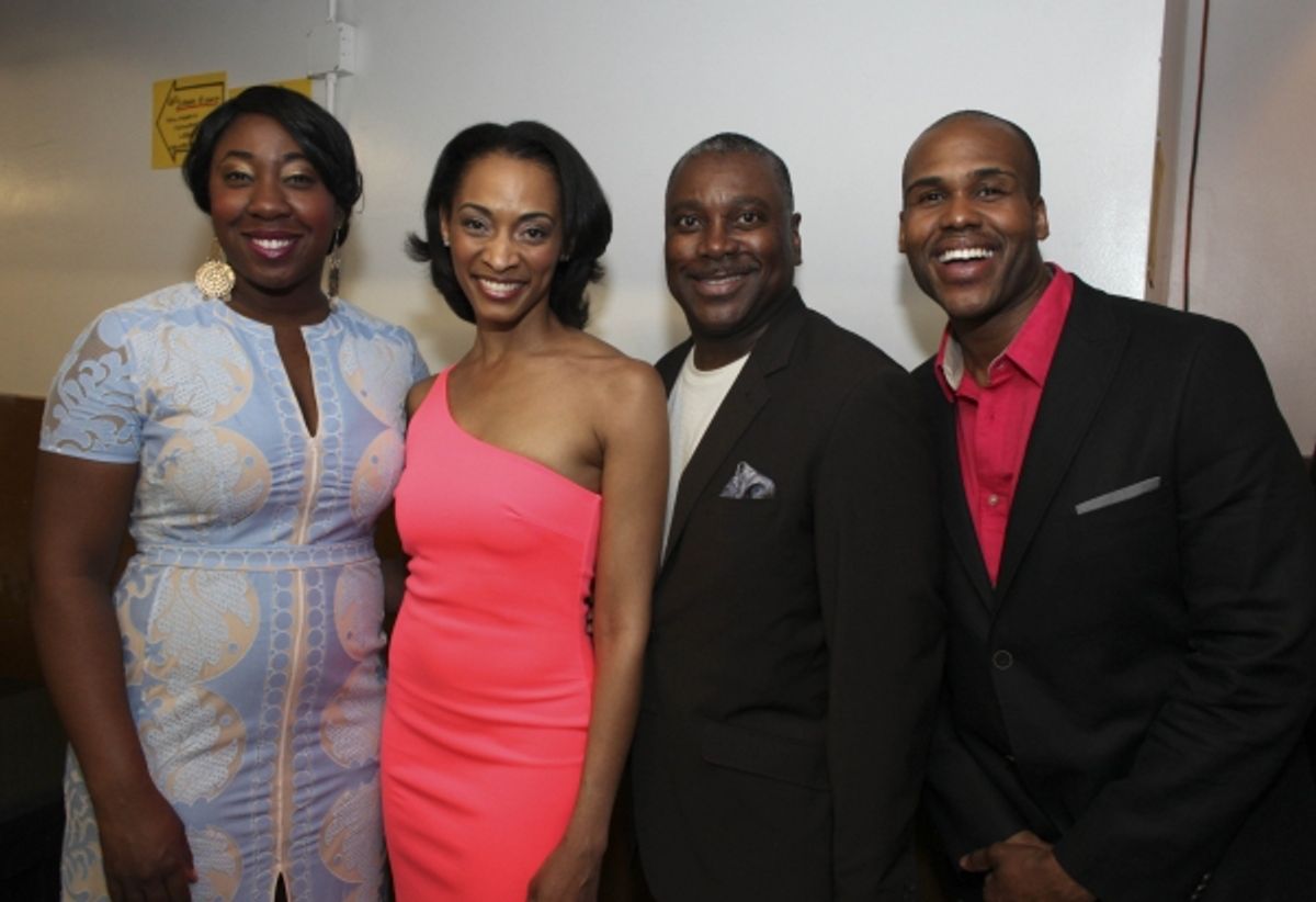Cast members Denisha Ballew, Cheryse McLeod Lewis, Kingsley Leggs  and David Hughey at 