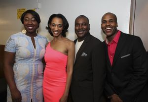 Cast members Denisha Ballew, Cheryse McLeod Lewis, Kingsley Leggs  and David Hughey Photo