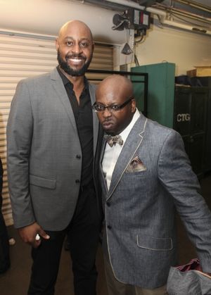 Cast members Alvin Crawford and James Earl Jones II @ BroadwayWorld Cast members Alvin Crawford and James Earl Jones II Photo