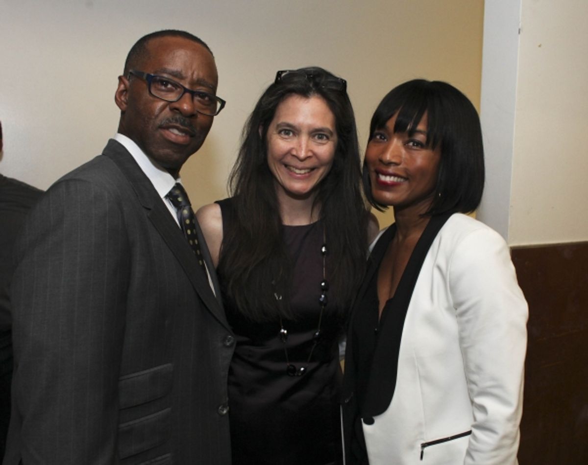 Actor Courtney B. Vance, Director Diane Paulus and actress Angela Bassett at 