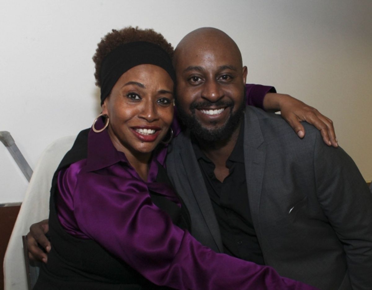 Actress Jenifer Lewis and cast member Alvin Crawford at 