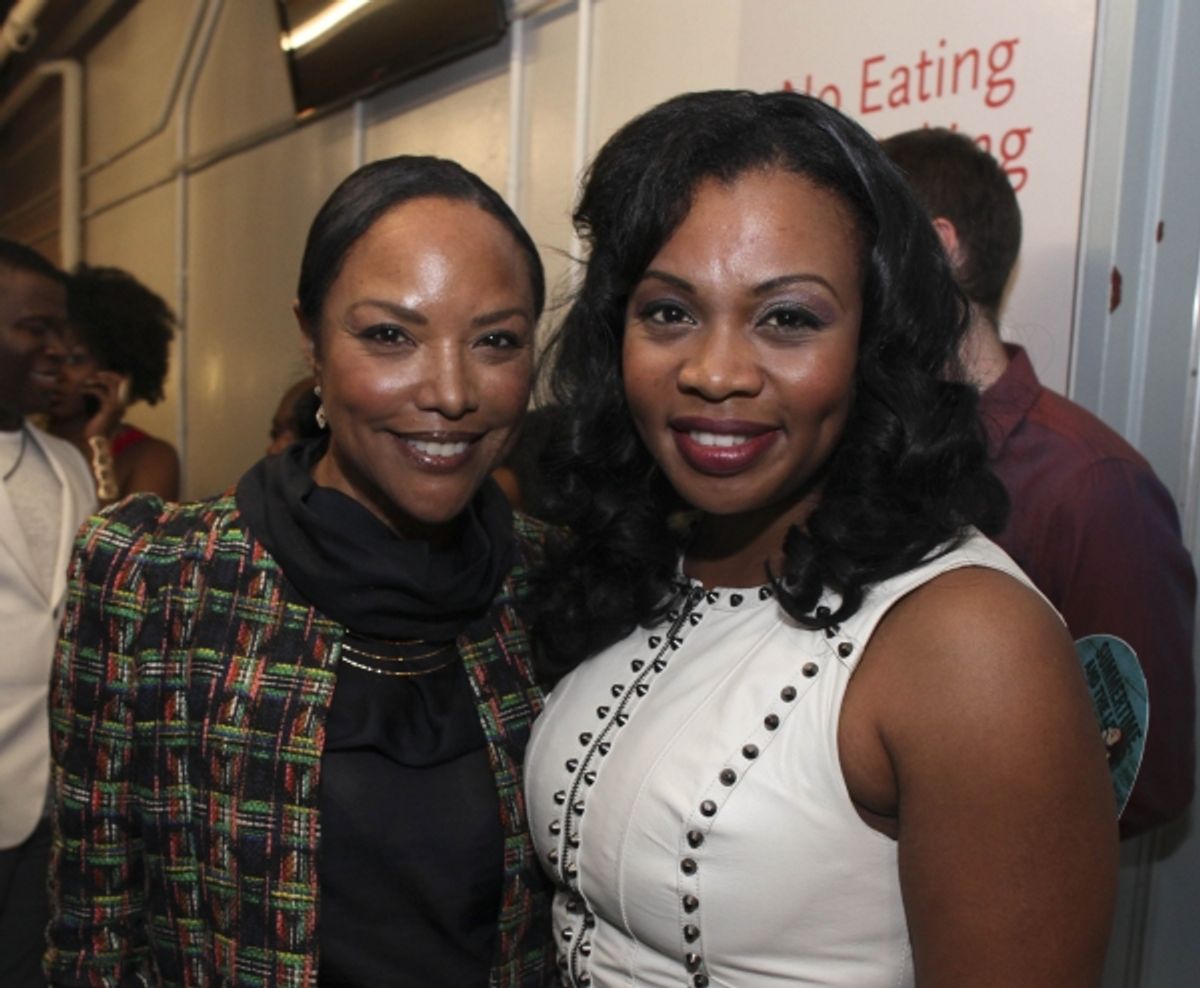 Actress Lynn Whitfield and cast member Sumayya Ali at 