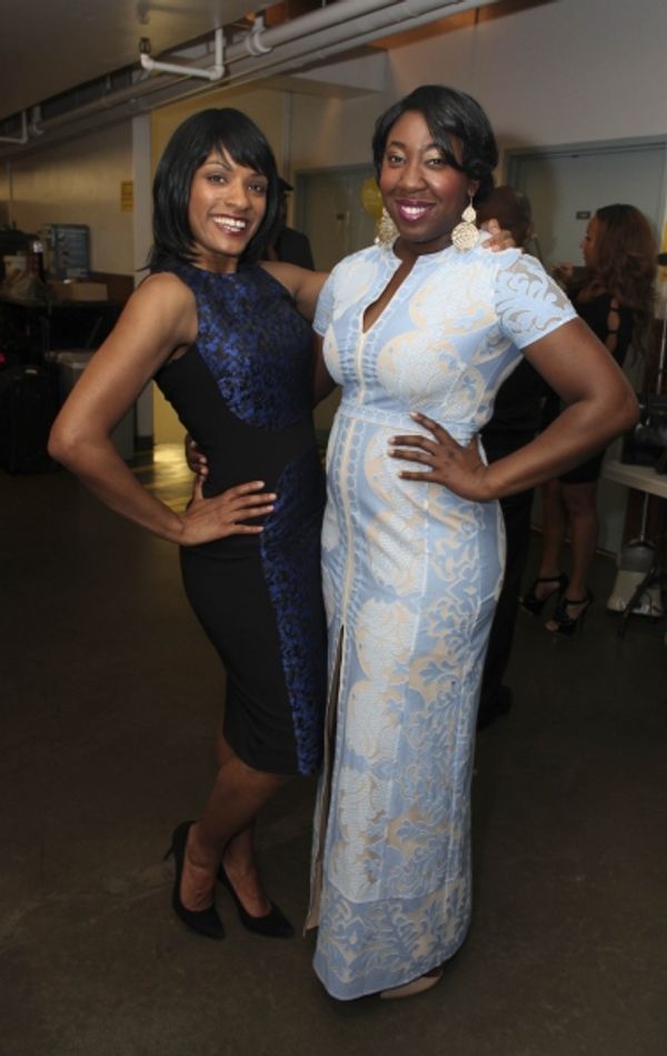 Cast members Alicia Hall Moran and Denisha Ballew Photo