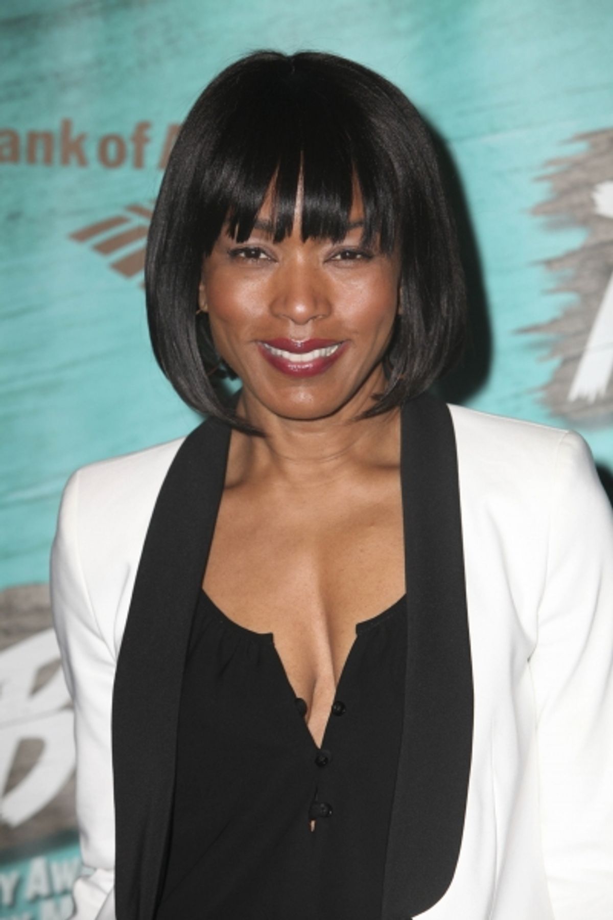 Actress Angela Bassett  at 