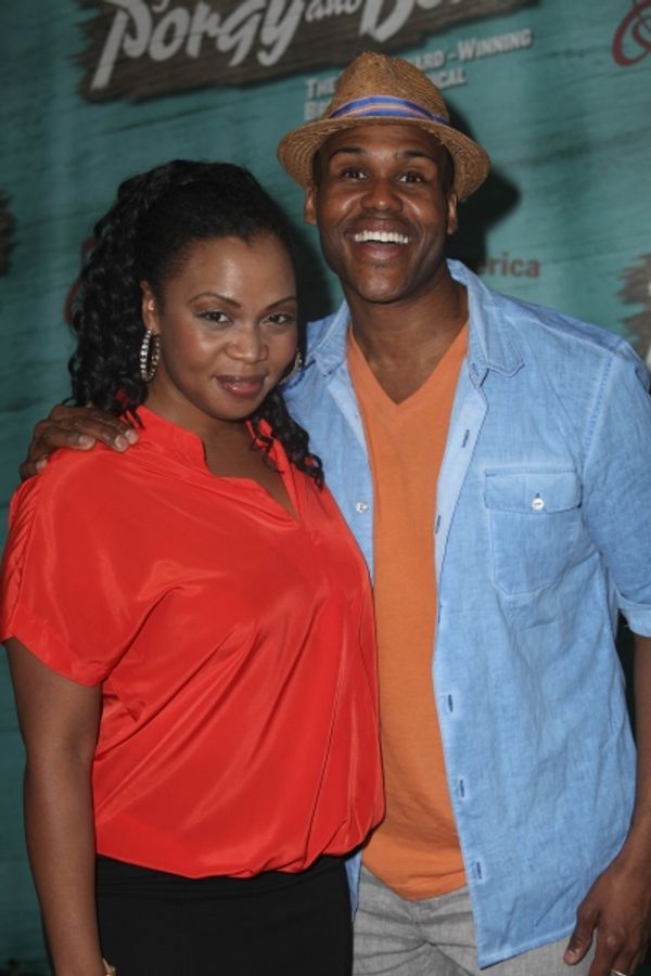Cast members Sumayya Ali and David Hughey  Photo