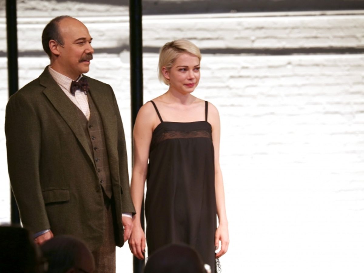 Danny Burstein and Michelle Williams  at 