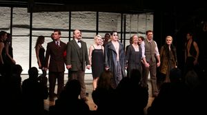 Aaron Krohn, Danny Burstein, Michelle Williams, Alan Cumming, Linda Emond, Bill Heck  Photo