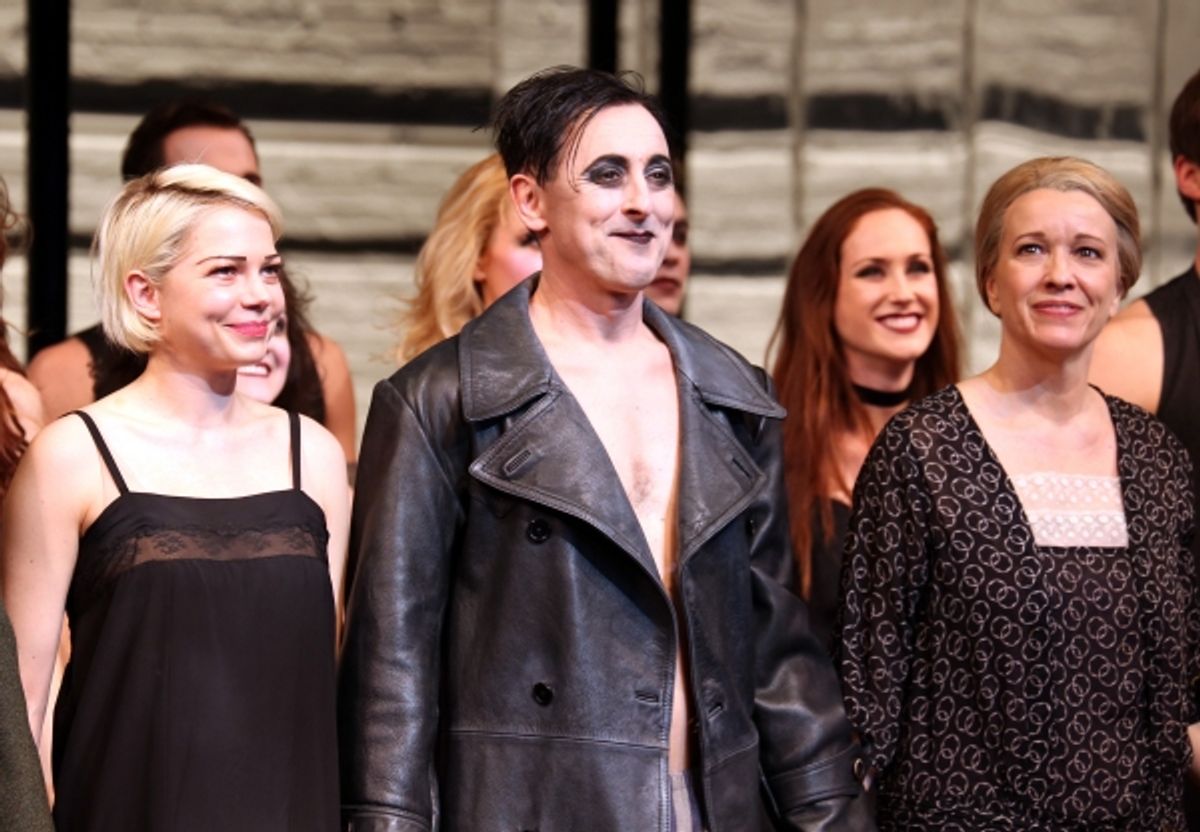 Michelle Williams, Alan Cumming and Linda Emond  at 