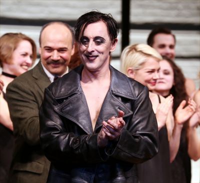 Danny Burstein, Alan Cumming and Michelle Williams  Photo