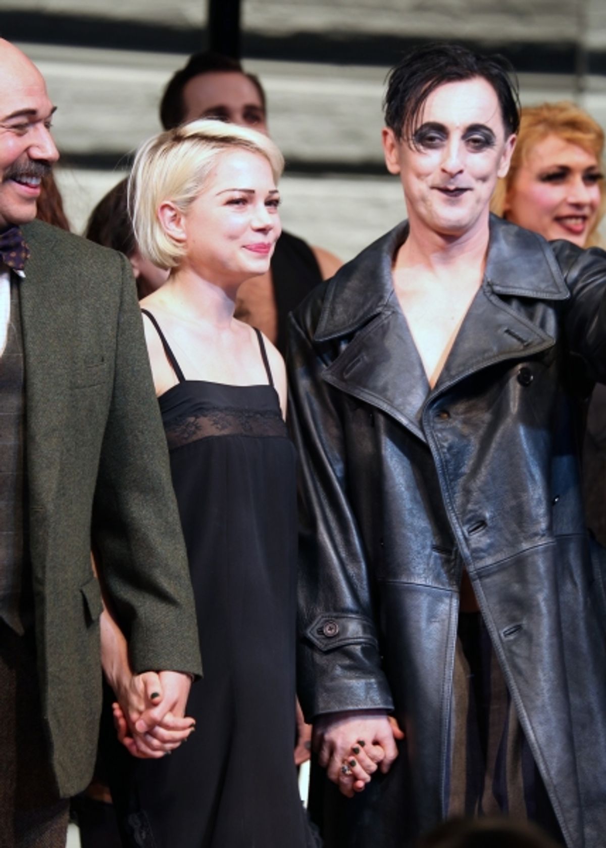 Danny Burstein, Michelle Williams and Alan Cumming  at 