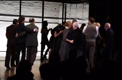 Rob Marshall, Danny Burnstein, Michelle Williams, Alan Cumming, Linda Emond and John  Photo