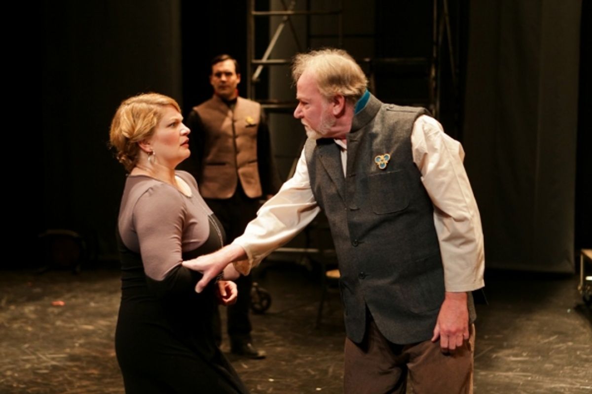 Linda K. Morris, Patrick Allcorn, and Dan Kremer at 