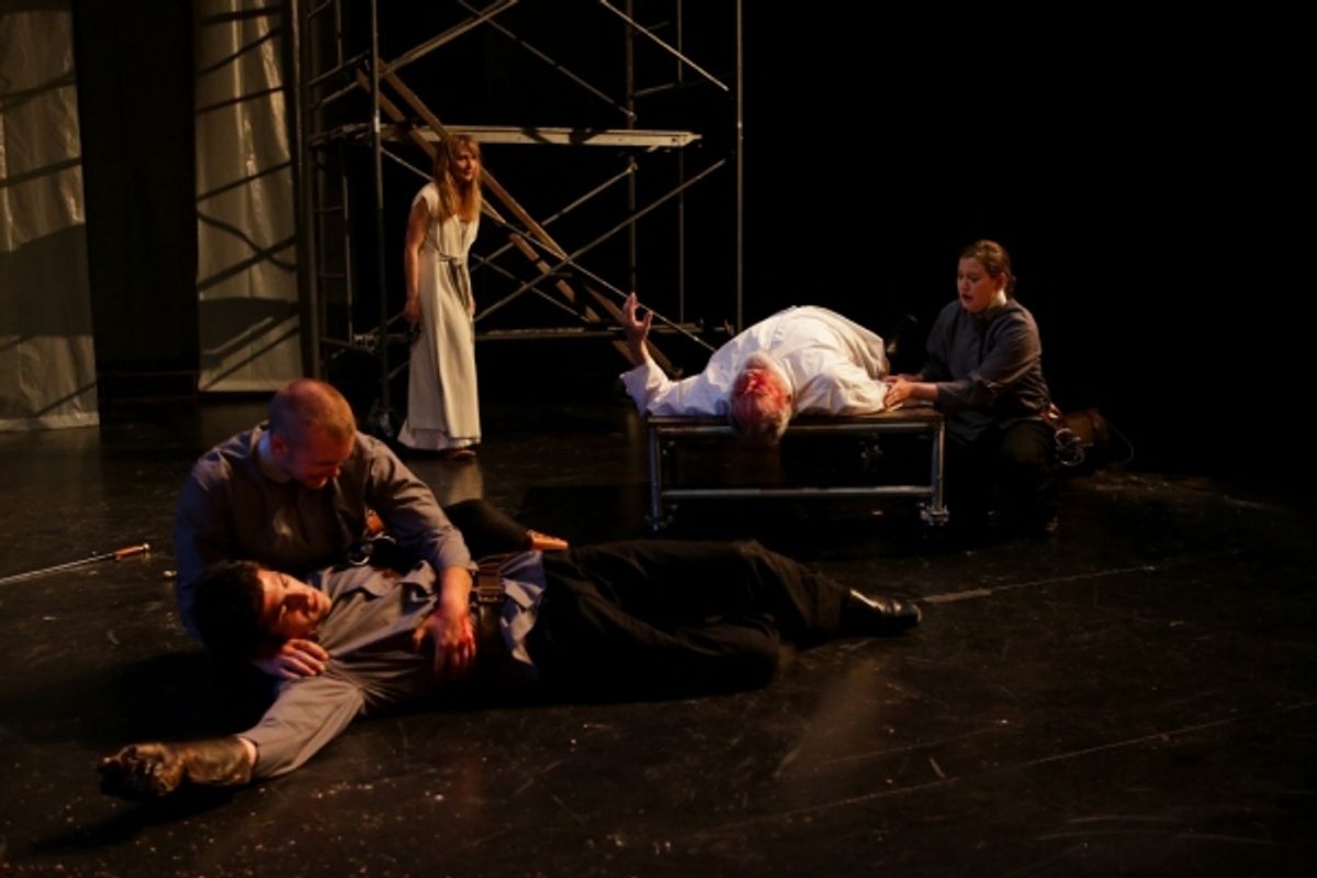 Jonathan Crimeni, Craig Peterson, Debra Pralle, Michael Winters, and Sophie Paterson at 