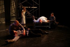 Jonathan Crimeni, Craig Peterson, Debra Pralle, Michael Winters, and Sophie Paterson Photo