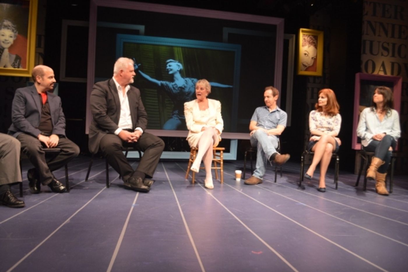 Photo Flash: Heller Halliday & Preston Hagman Visit York Theatre Company's INVENTING MARY MARTIN  Image