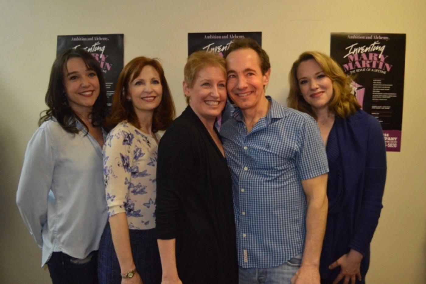 Photo Flash: Heller Halliday & Preston Hagman Visit York Theatre Company's INVENTING MARY MARTIN  Image