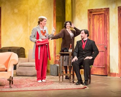 Kimberly Marcus, Sara Panaccio as Ida, and Micahel Wright Photo