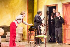 Kimberly Marcus, Peter Pecora as the Intruder, Dean Alexander as the Reverend Arthur  Photo