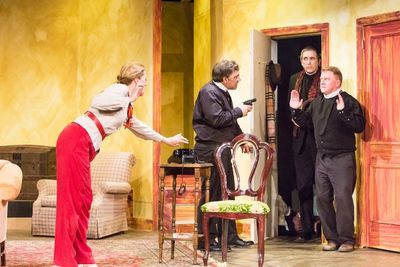 Kimberly Marcus, Peter Pecora as the Intruder, Dean Alexander as the Reverend Arthur  Photo