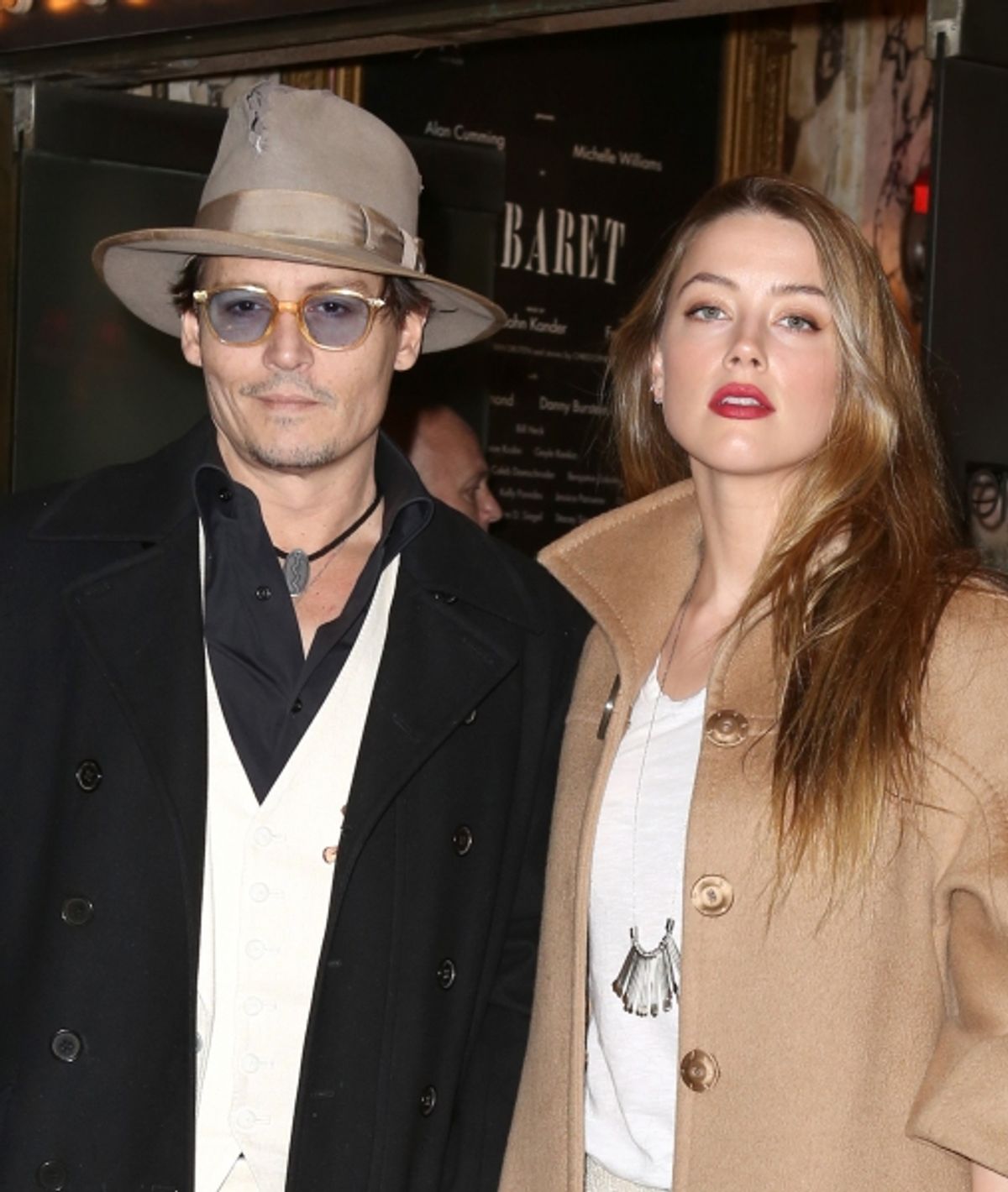 Johnny Depp and Amber Heard  at 