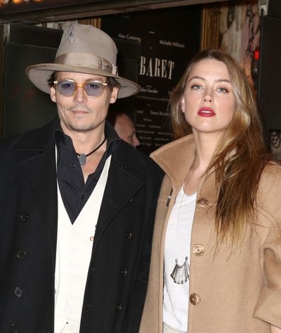 Johnny Depp and Amber Heard  Photo