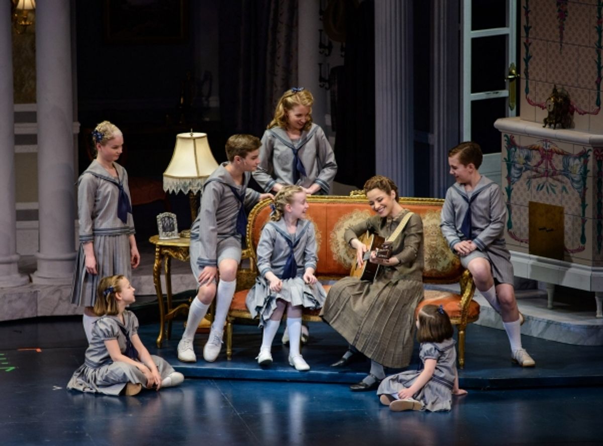 Jenn Gambatese and the children at 