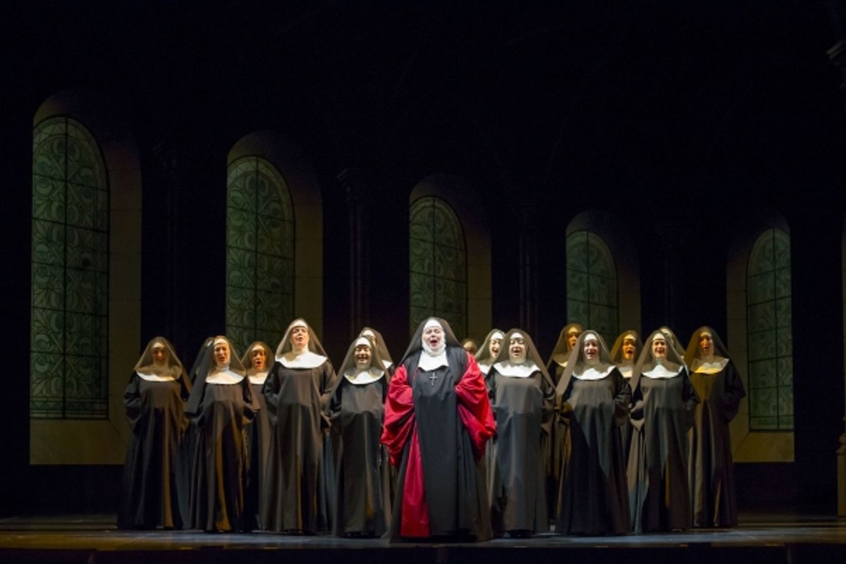 Christine Brewer and the nuns at 