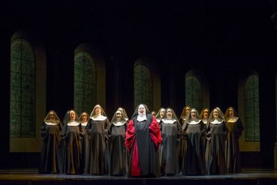 Christine Brewer and the nuns Photo