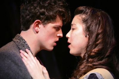 Brady Richards (Melchior) and Delphi Borich (Wendla Bergmann)  Photo