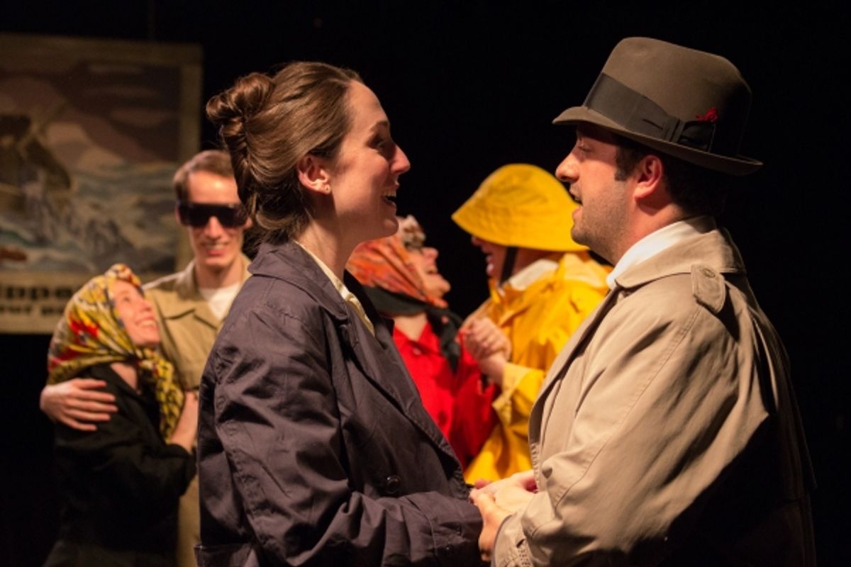Nora Ryan Taylor as Maggie Pelletier & Casey St. Aubin as Frank Keller at 