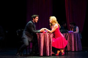 Patrick Cook as Warner Huntington III and Jayme Armstrong as Elle Woods @ BroadwayWorld Patrick Cook as Warner Huntington III and Jayme Armstrong as Elle Woods Photo