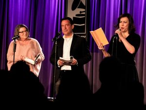 Mindy Cohn, Eugene Pack, and Jennifer Tilly Photo