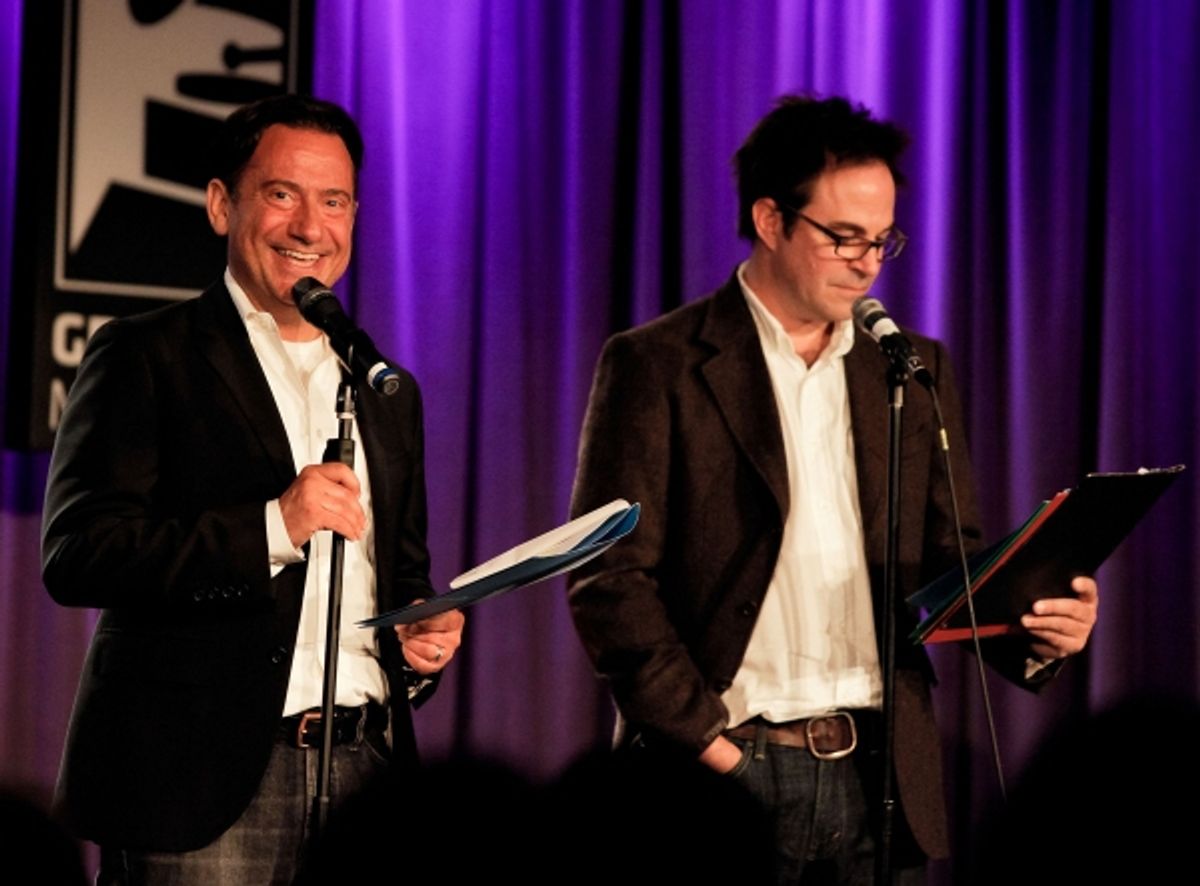 Eugene Pack and Roger Bart at 